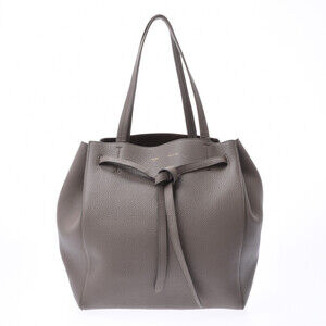 Celine Cabas Phantom Gray Calfskin Handbag